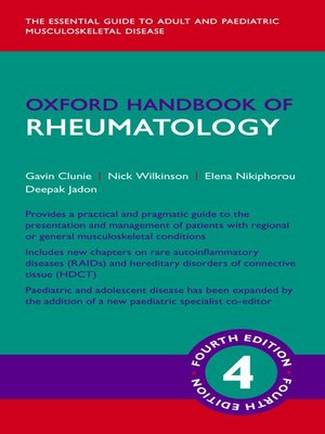 cover image of Oxford Handbook of Rheumatology